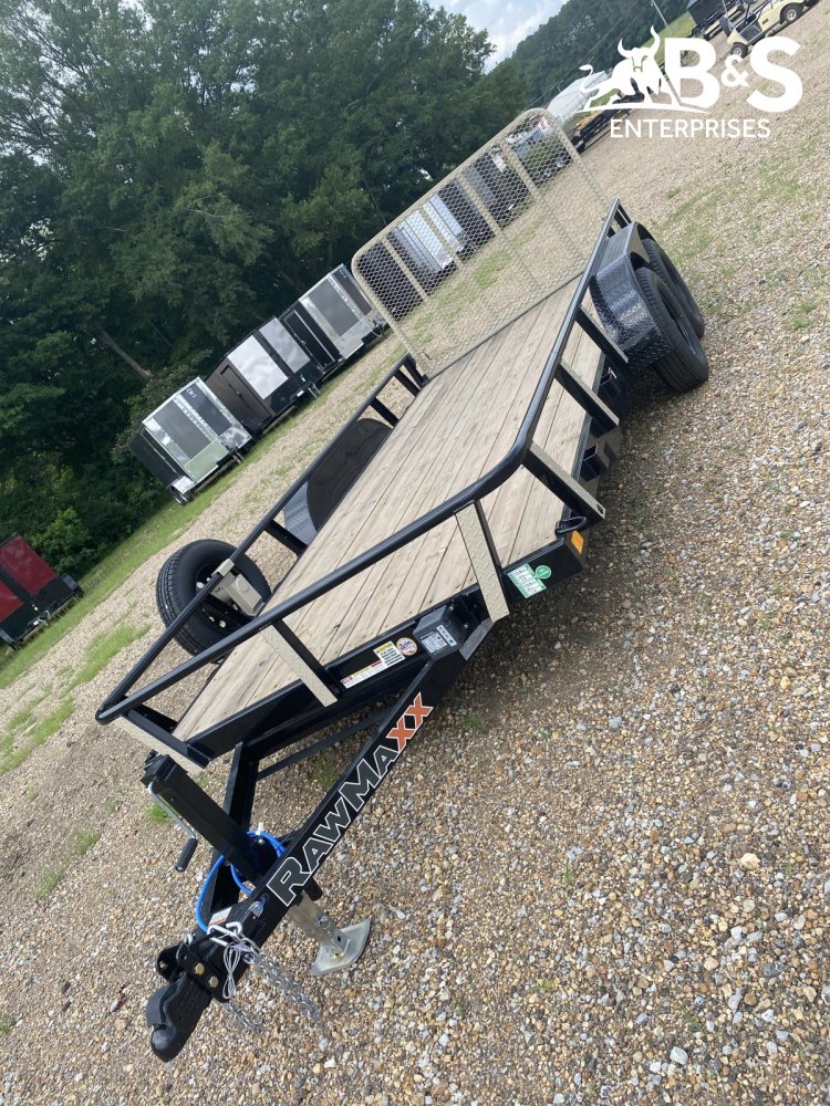 2025 RawMaxx 83"X16 TA Utility Trailer