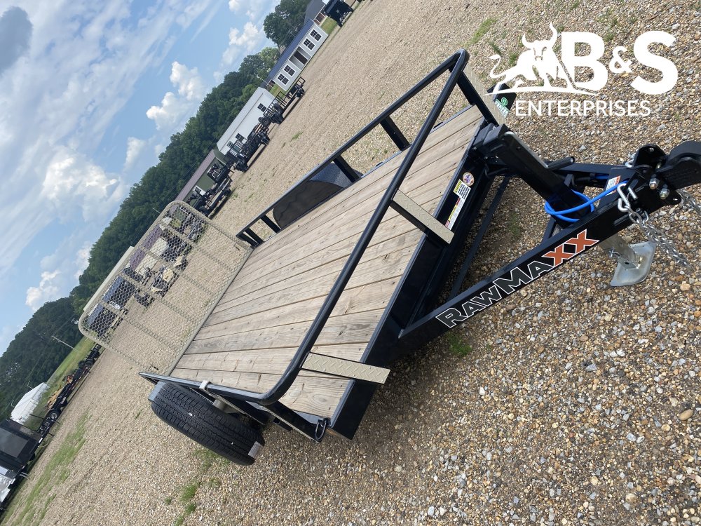 2025 RawMaxx 83"X16 TA Utility Trailer