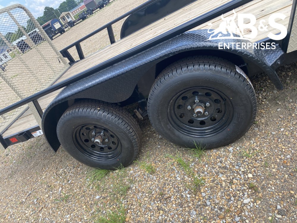 2025 RawMaxx 83"X16 TA Utility Trailer
