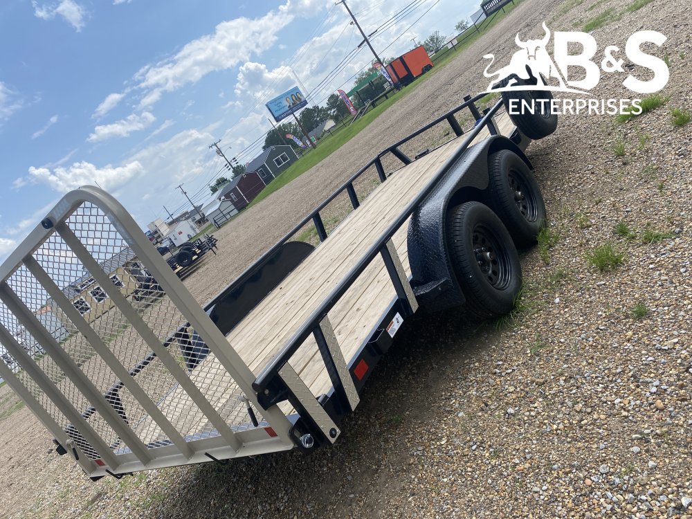 2025 RawMaxx 83"X16 TA Utility Trailer