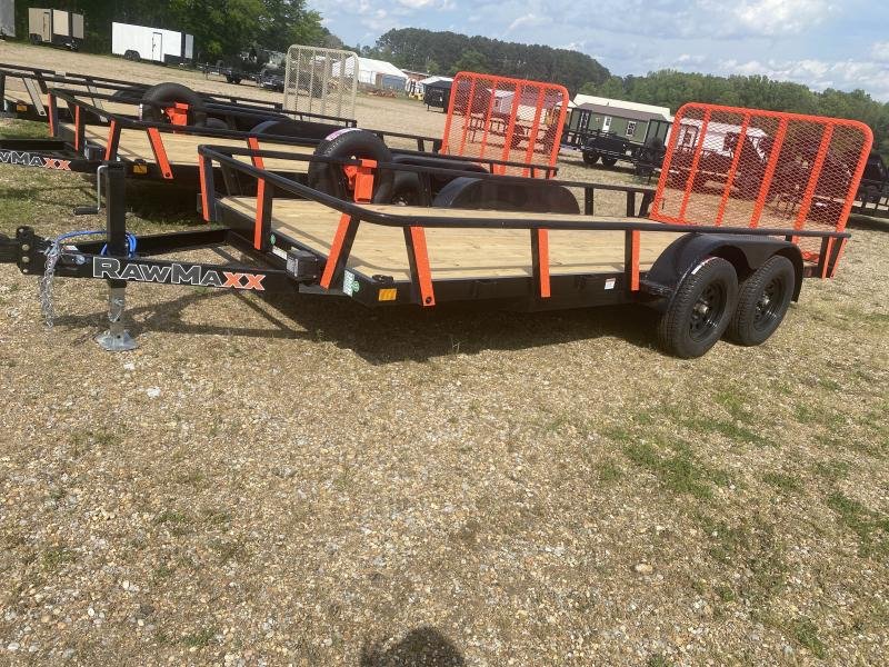 2025 RawMaxx 77"X16 TA Utility Trailer