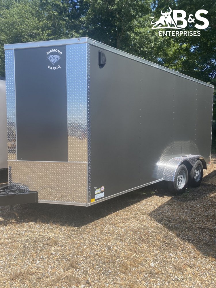 7'x16' Diamond C Enclosed Cargo