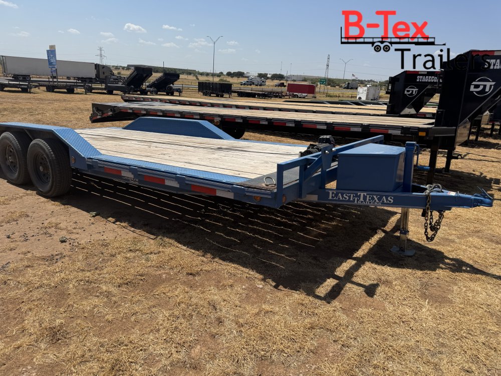 USED 2025 20' Equipment trailer dual 6k axles w/ winch