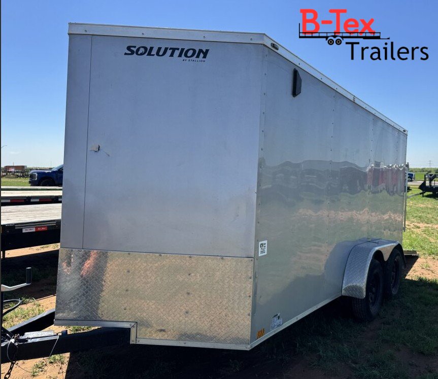 REPO 2024 Stallion 7x14TA 2 Enclosed Golfing Trailer