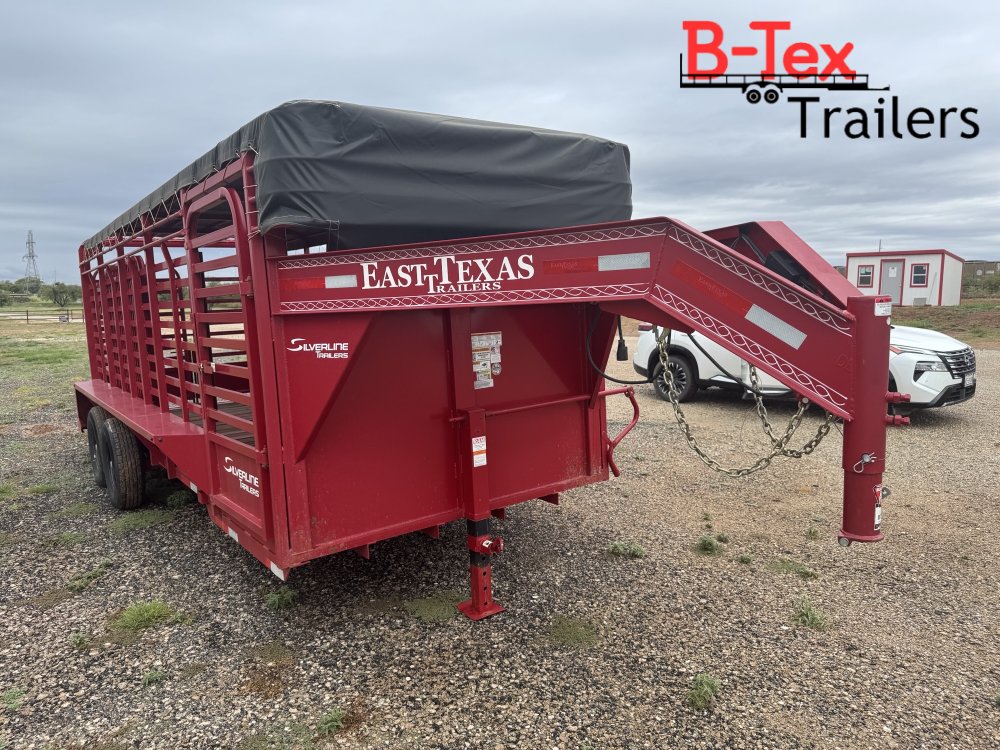 REPO 2024 East Texas Trailers 20' Stock Trailer