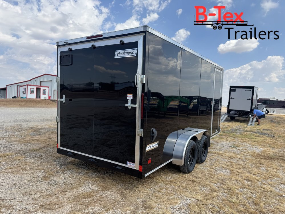 HAULMARK 7X16 ENCLOSED BLACK
