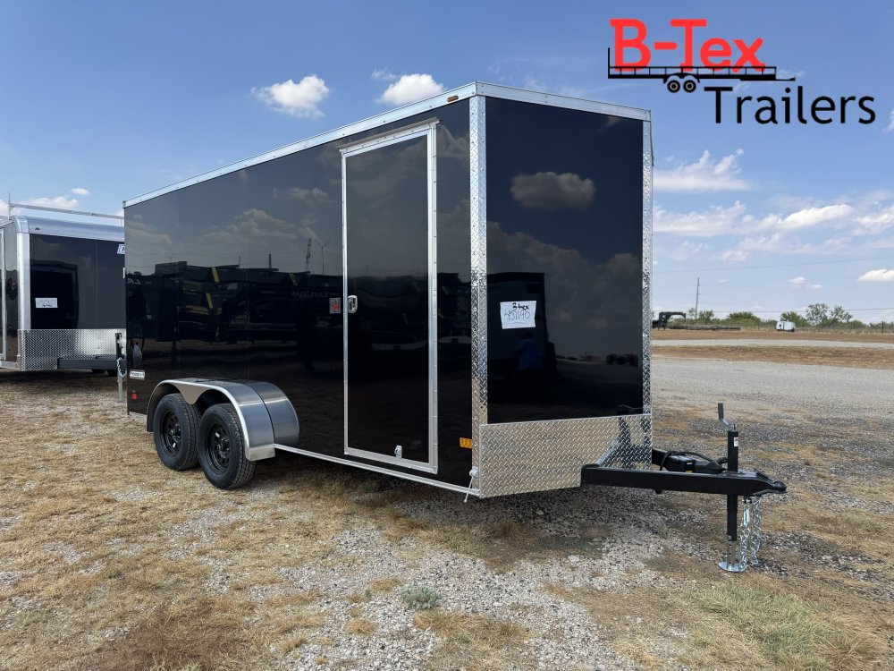 HAULMARK 7X16 ENCLOSED BLACK