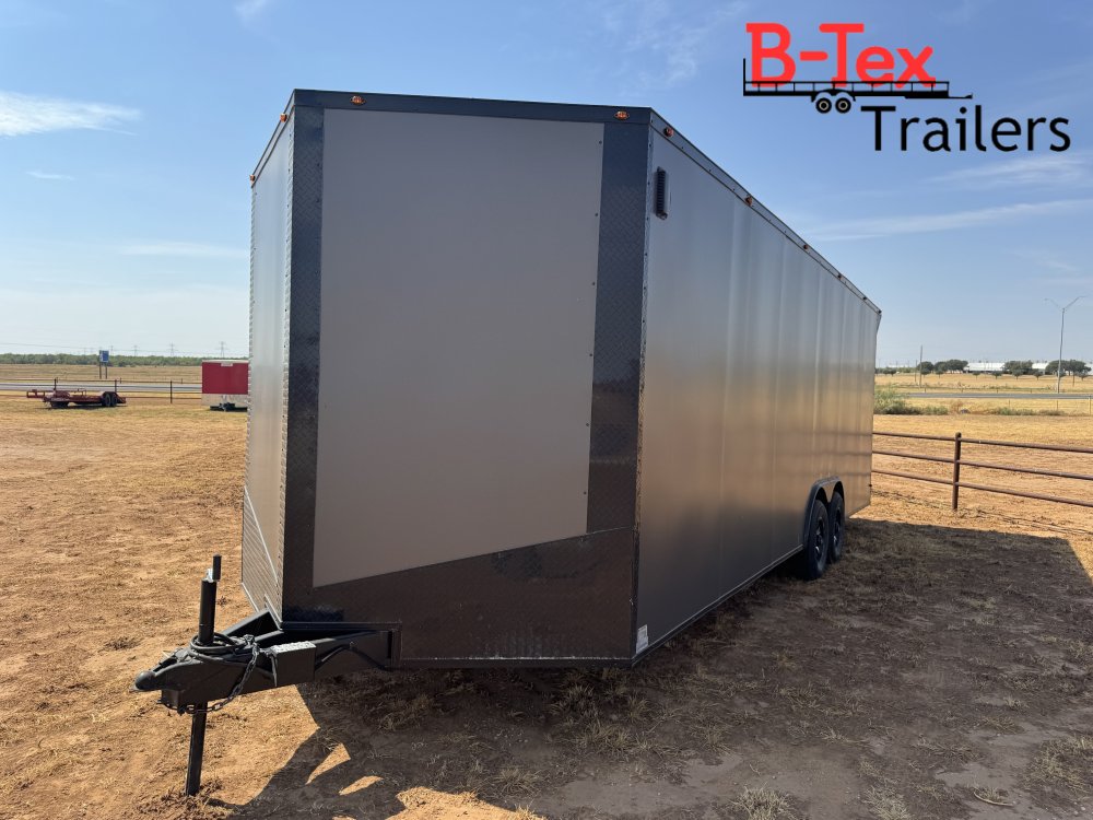 2025 8X24' BP 9K GREY ENCLOSED