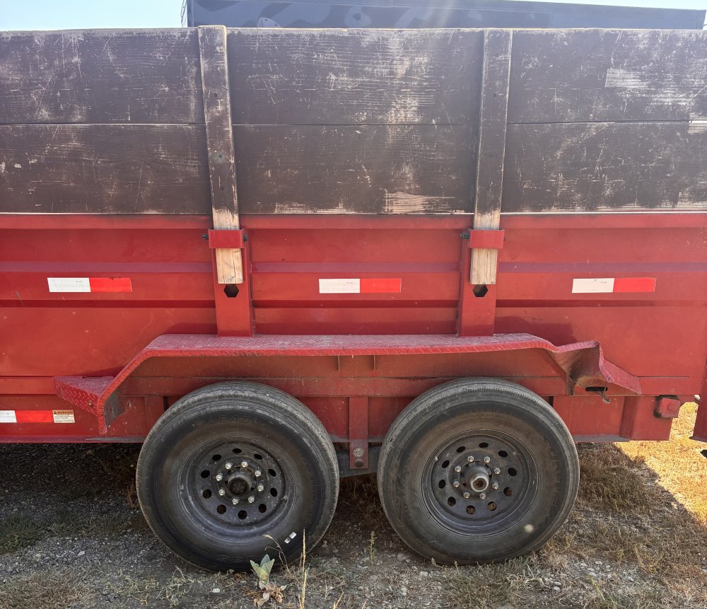 83"x14' ED Trailers Dump