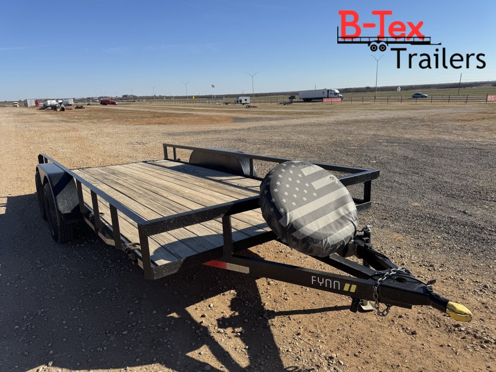 USED 2024 FYNN 7x20 Utility Trailer, Bumper Pull, 3.5k