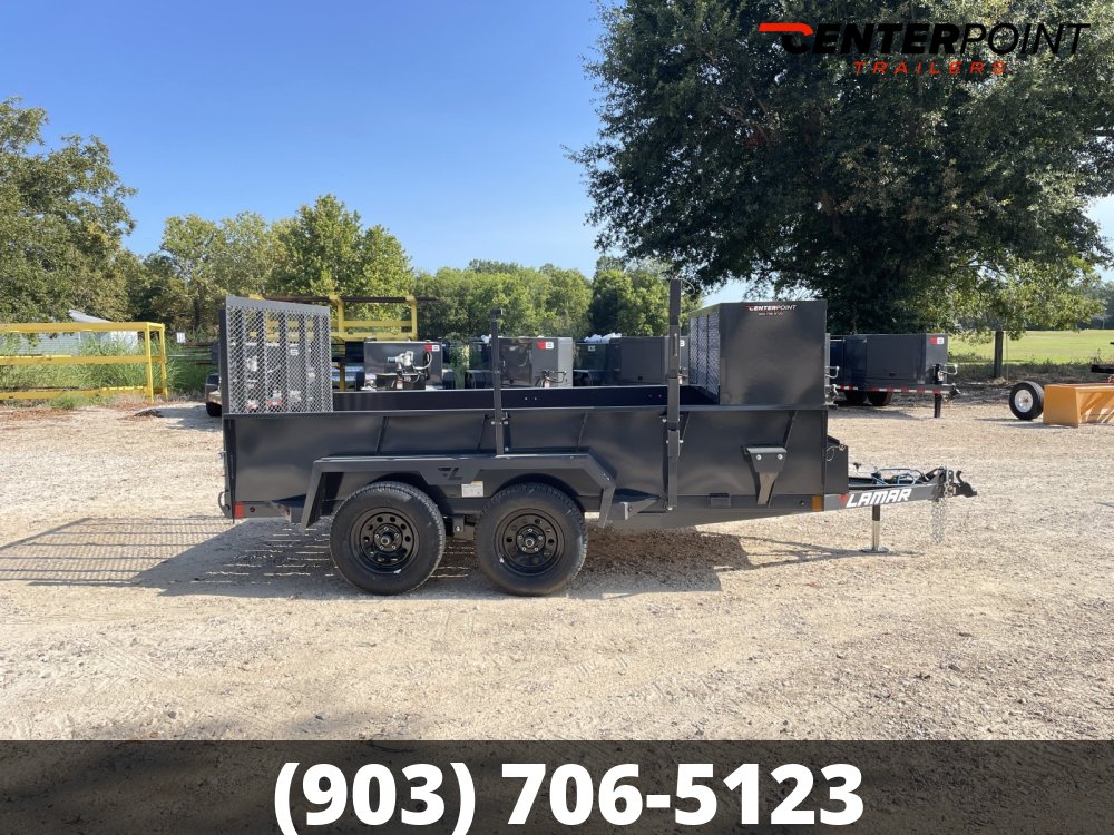 2027 Lamar 77" X 12' GVWR 7K Solid Side Landscape/Utility Trailer- 58332
