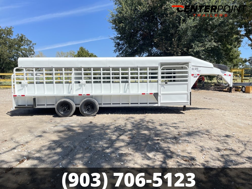 2027 Big Bend 6' 8" X 24' GVWR 16K Metal Top Livestock Trailer- 12216