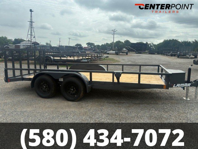 2026 Lamar 83″ X 16′ GVWR 7,000 Utility Trailer-55711