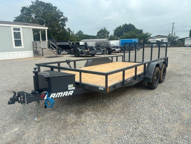 2026 Lamar 83″ X 16′ GVWR 7,000 Utility Trailer-55711 - 2