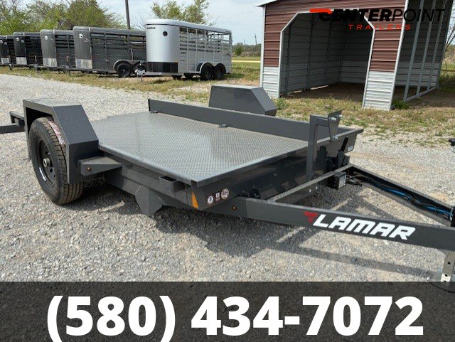 2026 Lamar 79" X 12' GVWR 7K Scissor Lift Utility Tilt Trailer- 56357