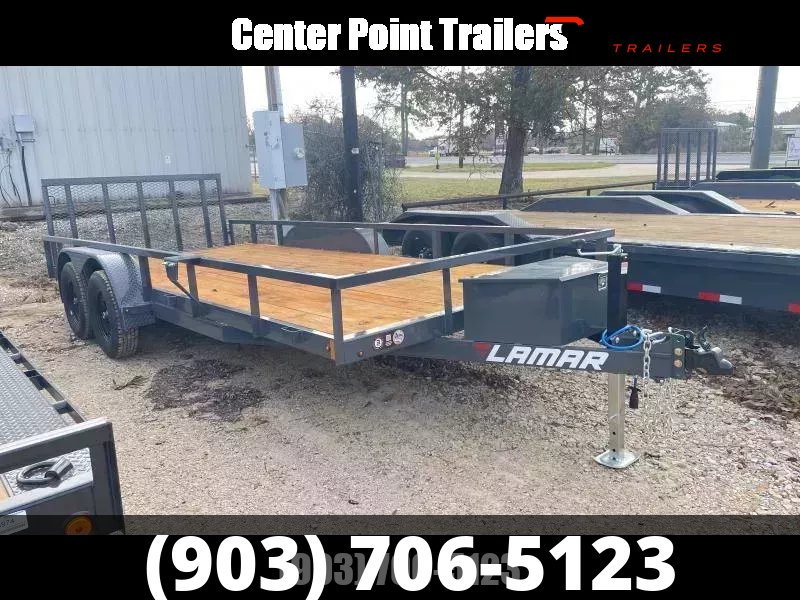 2026 Lamar 83" X 18' GVWR 7K Commercial Utility Trailer