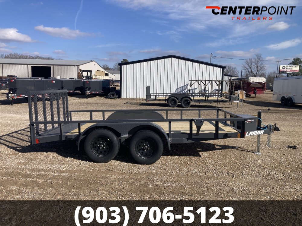 2026 Lamar 83" X 14' GVWR 7K Commercial Utility Trailer