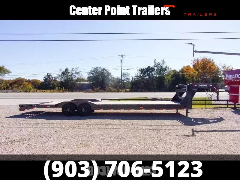2027 Lamar 102" X 32' GVWR 14,000 Gooseneck Lowboy/Car Hauler Trailer-56746