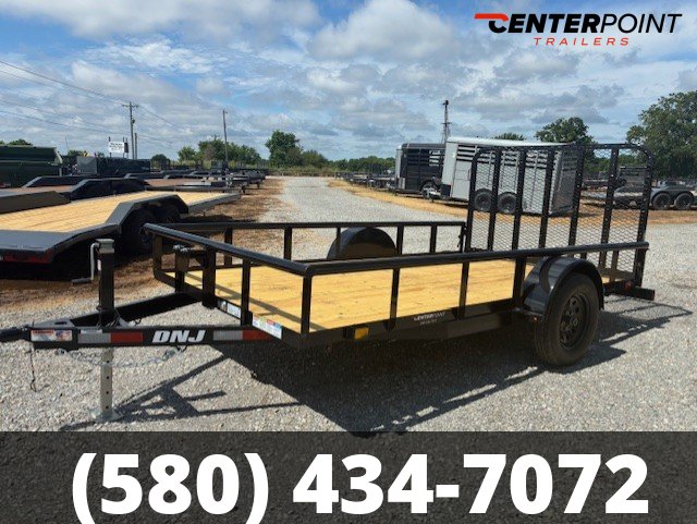 2026 DNJ 77" x 12' GVWR: 3,500 Utility Trailer - 70363