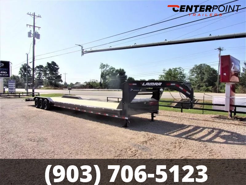 2027 Lamar 102" X 40' GVWR 21,000 Gooseneck Lowboy/Car Hauler Trailer-56711