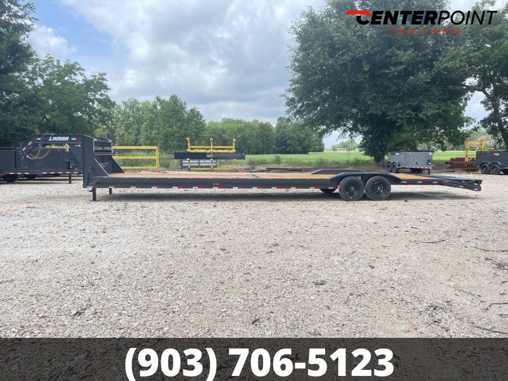 2027 Lamar 102″ X 40′ GVWR 14K Gooseneck Lowboy/Car Hauler Trailer- 59000