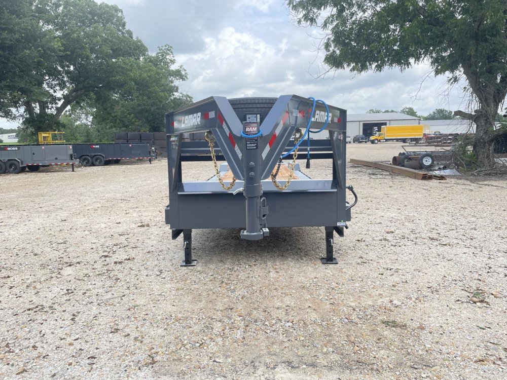2027 Lamar 102″ X 40′ GVWR 14K Gooseneck Lowboy/Car Hauler Trailer- 59000 - 2