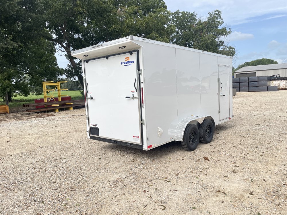 2026 TRUE BLUE 7′ x 16′ 7,000 Polycore Enclosed Cargo Trailer - 7