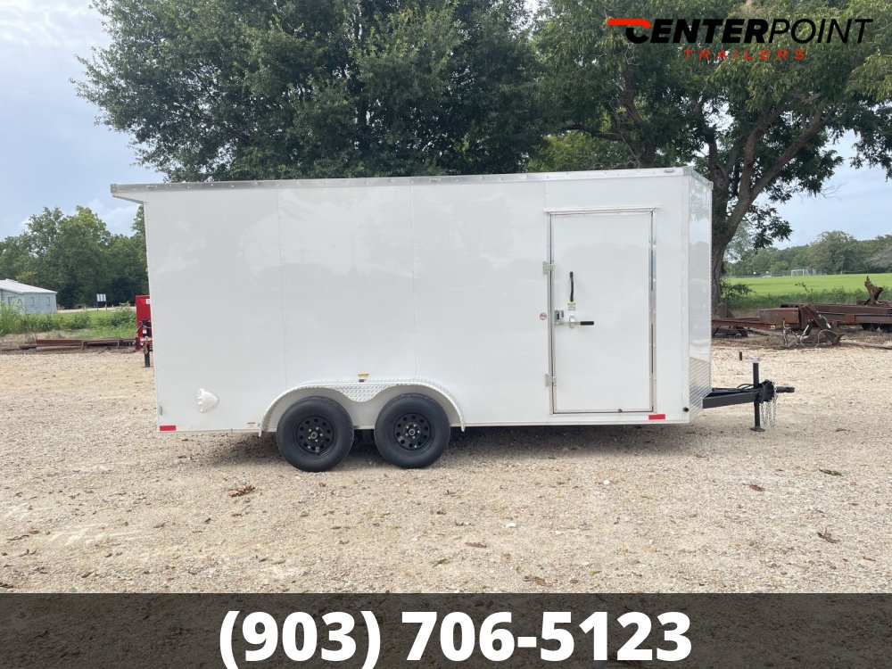 2026 TRUE BLUE 7′ x 16′ 7,000 Polycore Enclosed Cargo Trailer