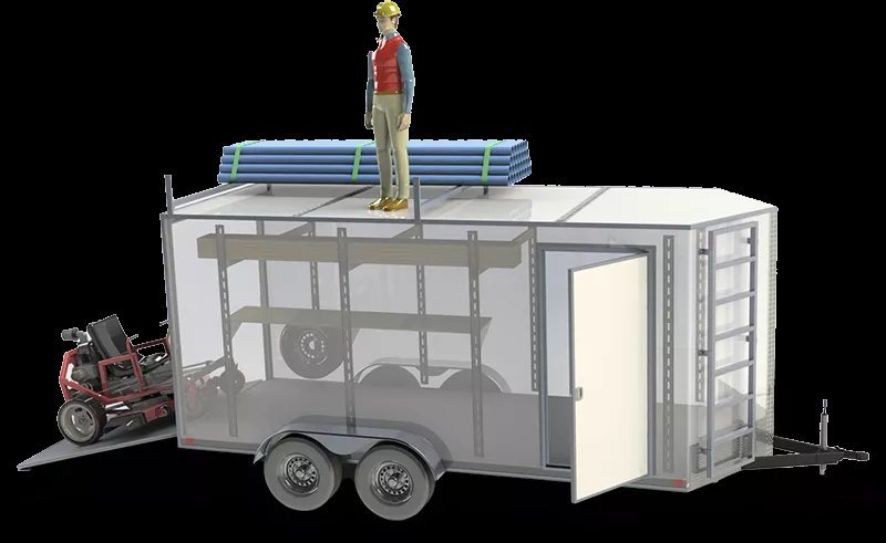 2026 CellTech 8.5′ X 20′ GVWR 9,990 Enclosed Cargo Trailer-02775 - 17