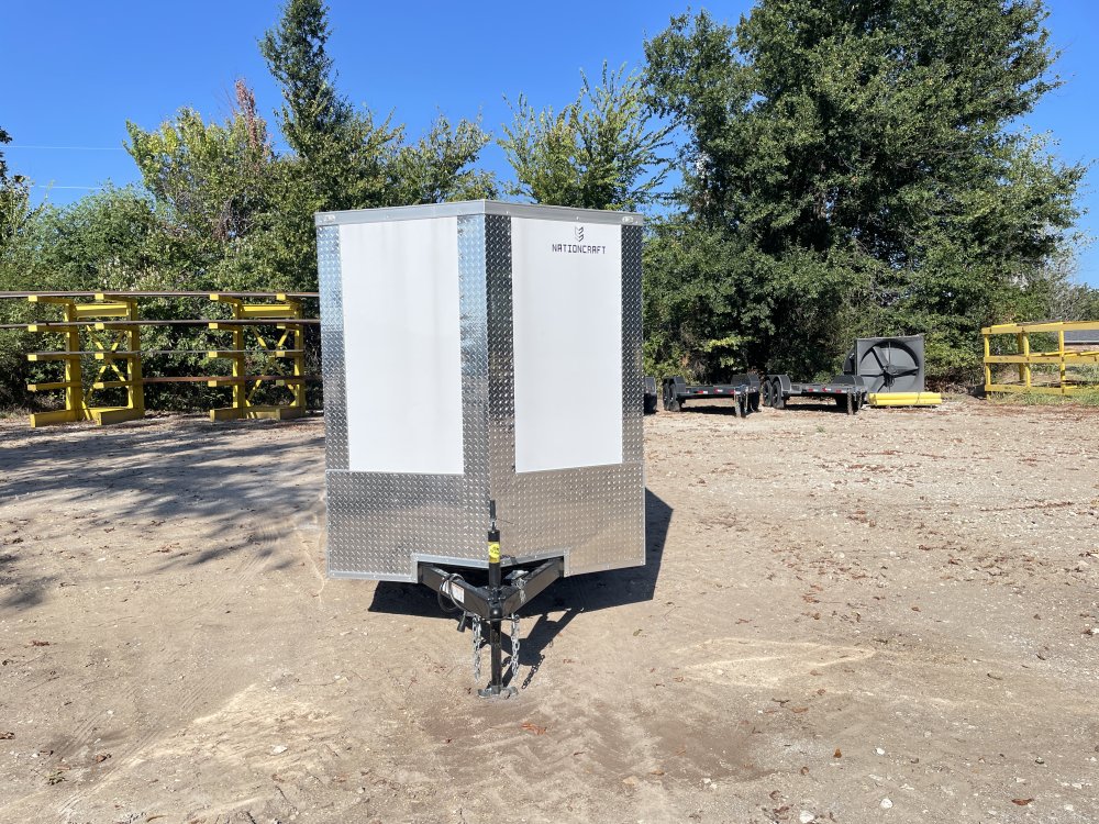 2027 Nationcraft 6′ x 12′ GVWR 7K *Polycore* Enclosed Cargo Trailer-20591 - 2
