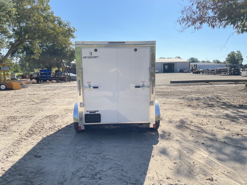 2027 Nationcraft 6′ x 12′ GVWR 7K *Polycore* Enclosed Cargo Trailer-20591 - 4