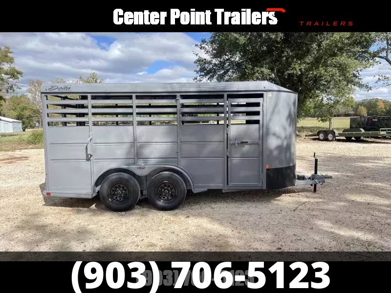 2026 Delta 6' X 16' GVWR 7K Livestock Trailer- 71447