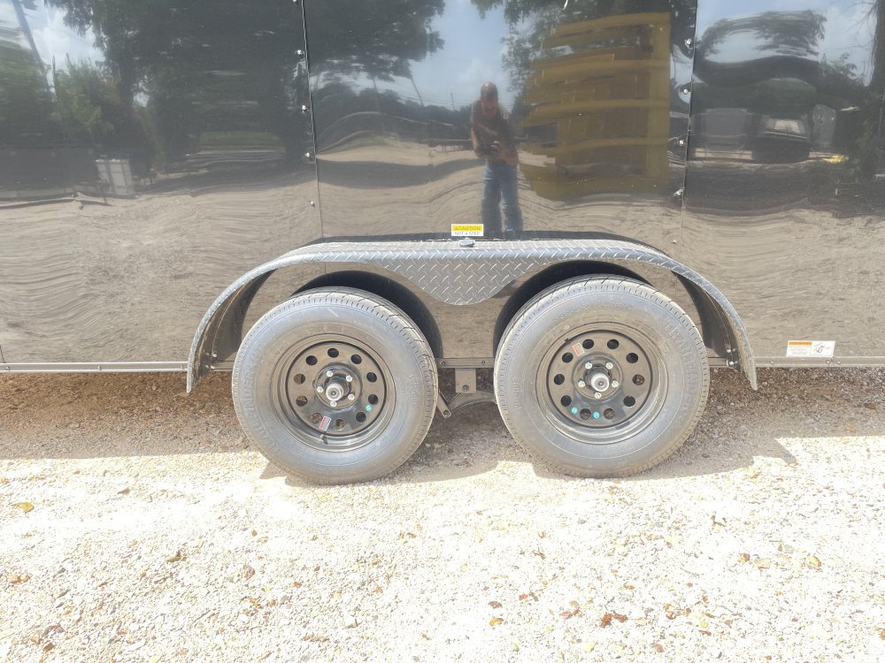 2026 TRUE BLUE 7′ x 16′ GVWR 7K -Polycore- Enclosed Cargo Trailer-00441 - 15