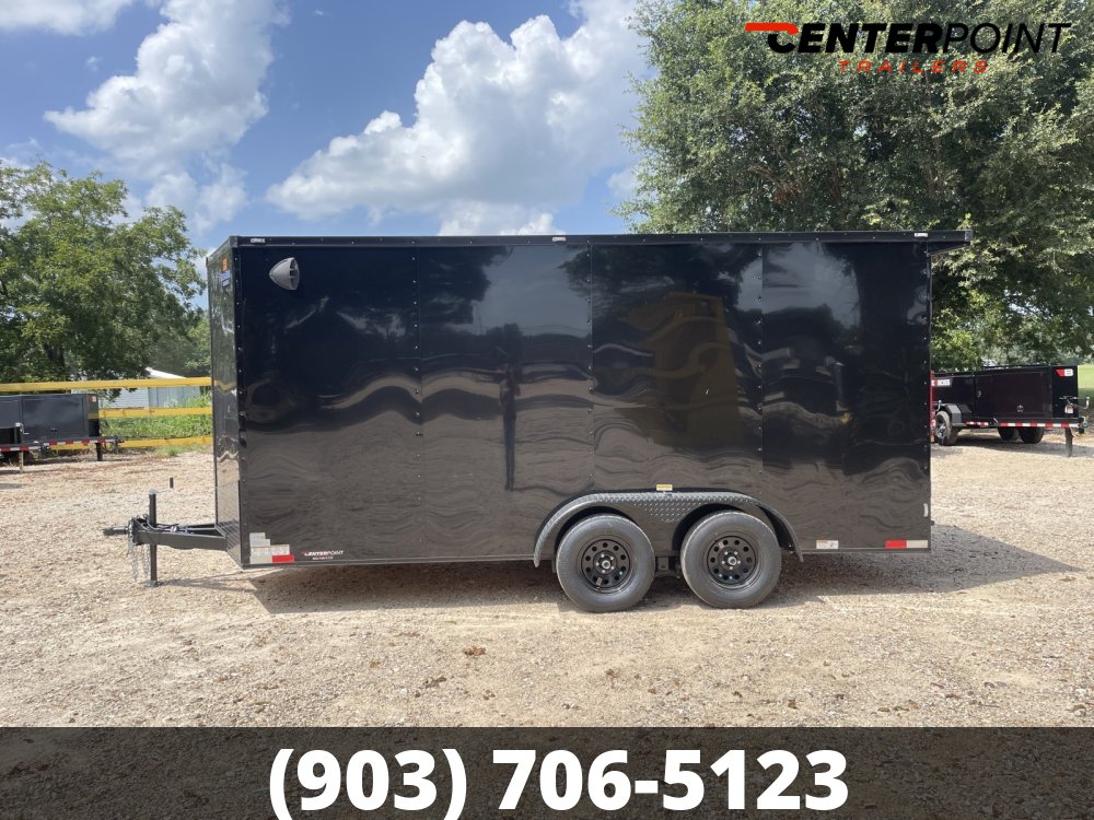 2026 TRUE BLUE 7′ x 16′ GVWR 7K -Polycore- Enclosed Cargo Trailer-00441