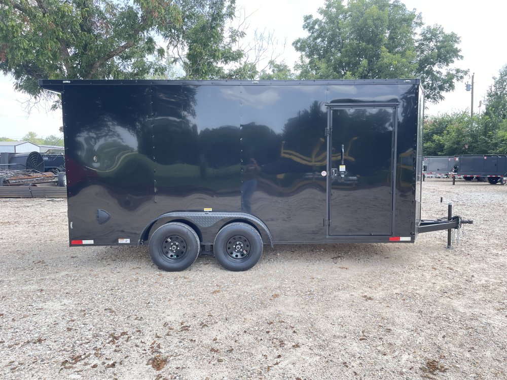 2026 TRUE BLUE 7′ x 16′ GVWR 7K -Polycore- Enclosed Cargo Trailer-00441 - 3