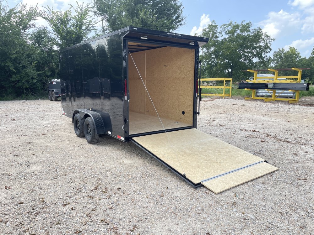 2026 TRUE BLUE 7′ x 16′ GVWR 7K -Polycore- Enclosed Cargo Trailer-00441 - 9