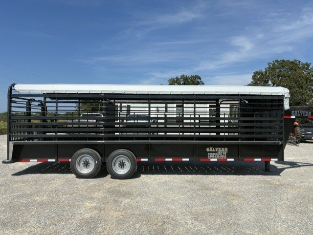 2026 Galyean 6′ 8″ X 24′ GVWR 17,150 Livestock – Trailer-15339 - 2