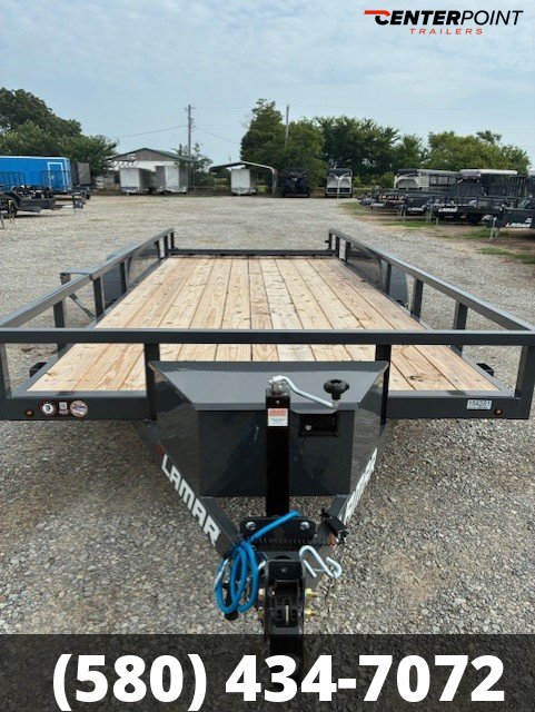 2026 Lamar 83″ X 18′ GVWR 7,000 Utility Trailer-55185