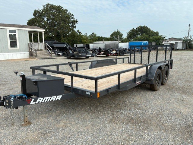 2026 Lamar 83″ X 18′ GVWR 7,000 Utility Trailer-55185 - 2