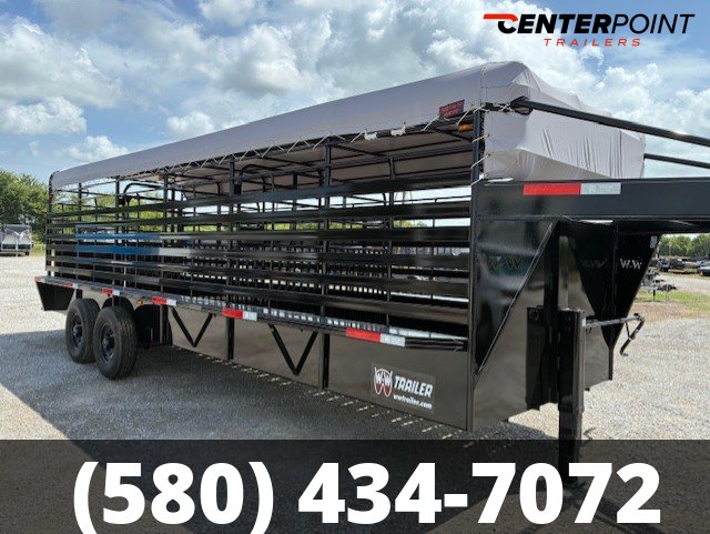 2026 W-W 6′ 8″ X 24′ GVWR 14,000 Livestock – Trailer-28936