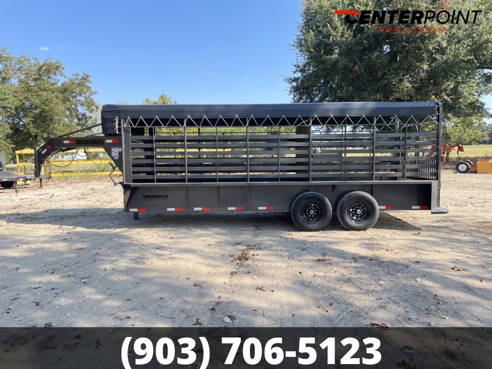 2027 GoodGuys 6' 8" x 20' GVWR 14K Bar Top Livestock Trailer 03660