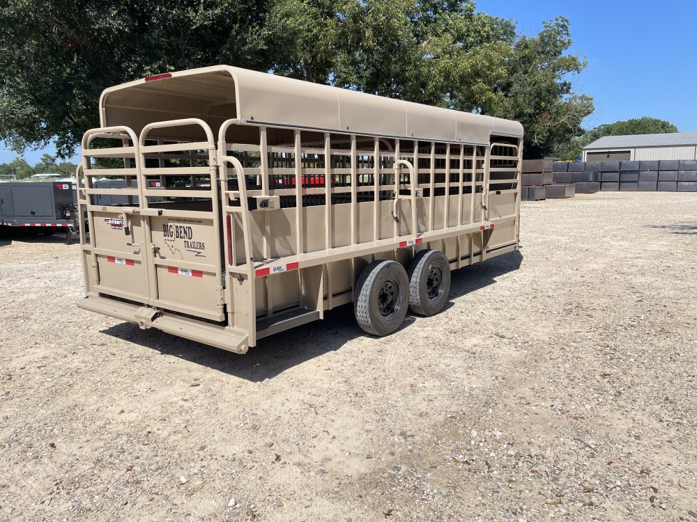 Big Bend 20′ 2-7K Livestock - 7