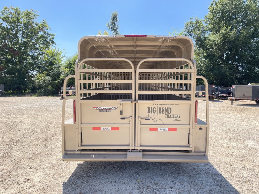 2026 Big Bend 6′ 8″ X 28′ GVWR 21K Metal Top Livestock Trailer- 12182 - 4