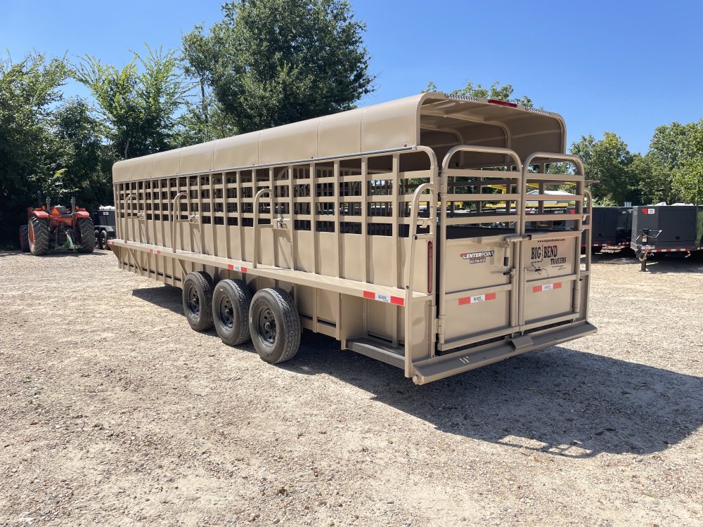2026 Big Bend 6′ 8″ X 28′ GVWR 21K Metal Top Livestock Trailer- 12182 - 7