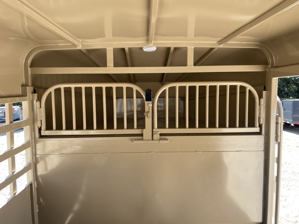 2026 Big Bend 6′ 8″ X 28′ GVWR 21K Metal Top Livestock Trailer- 12182 - 13