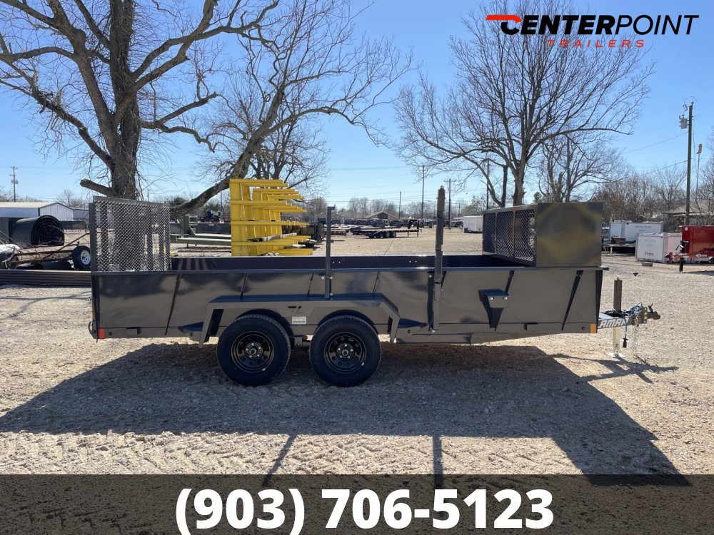 2026 Lamar 83" X 16' GVWR 7K Solid Side Landscape/Utility Trailer- 55184