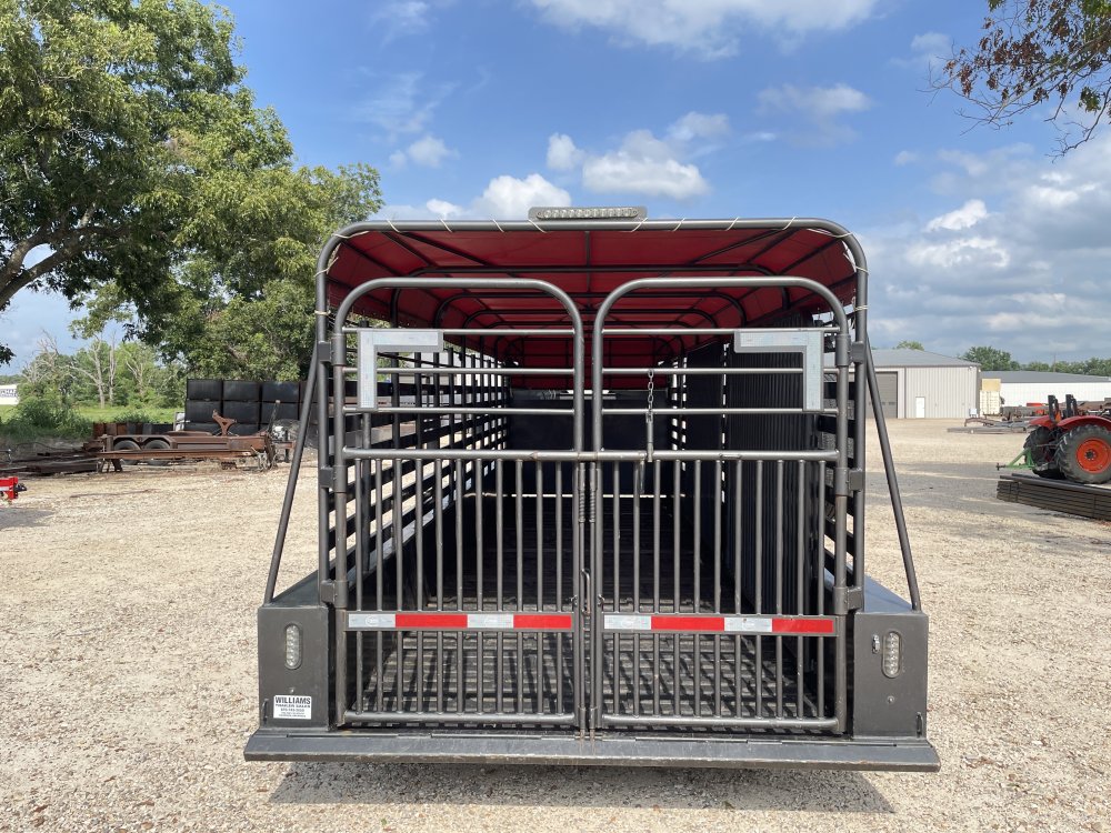 2023 Coose 6′ 8″ X 24′ GVWR 14,000 Bar Top Livestock – Trailer-02387 - 4