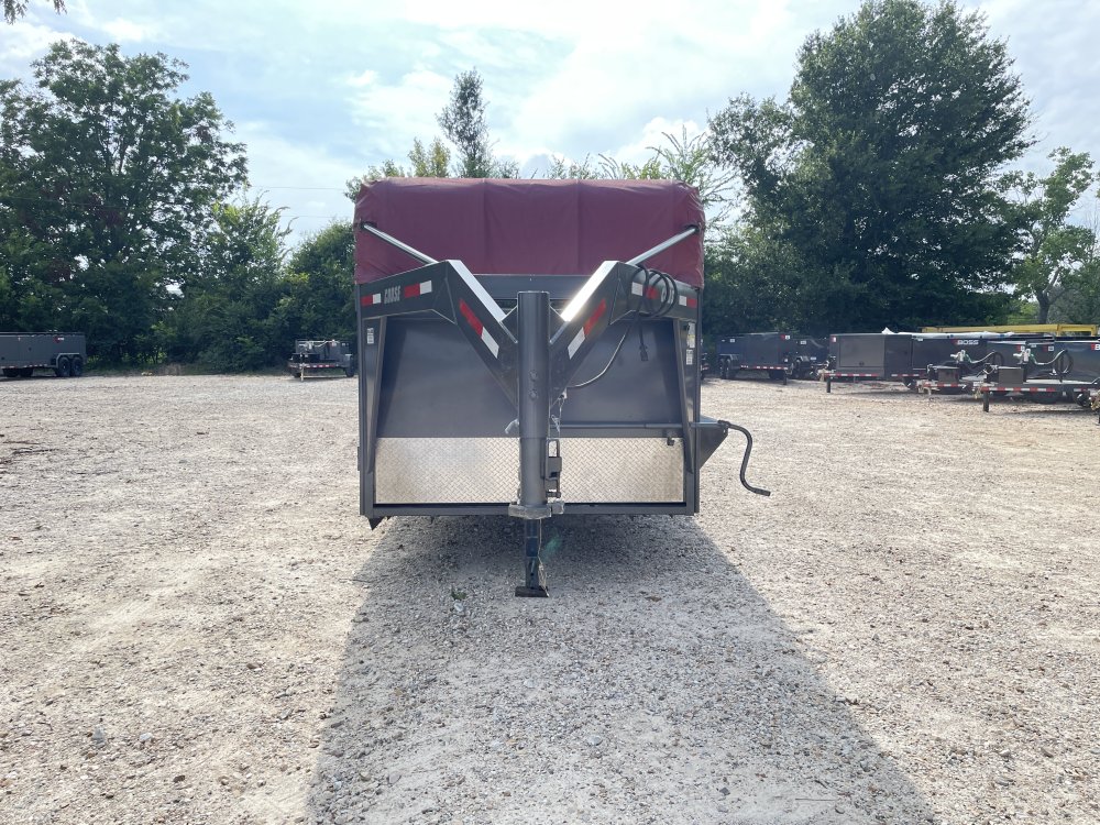 2023 Coose 6′ 8″ X 24′ GVWR 14,000 Bar Top Livestock – Trailer-02387 - 2