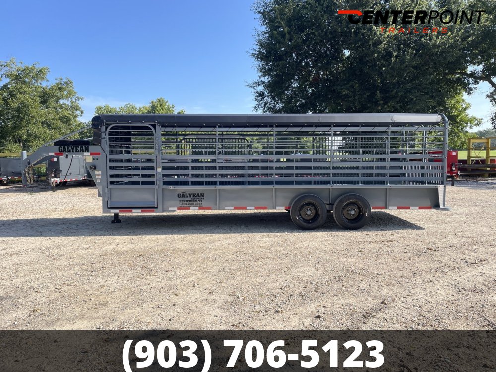 2026 Galyean 6.8′ X 24′ GVWR 17,150 Livestock Trailer-15316