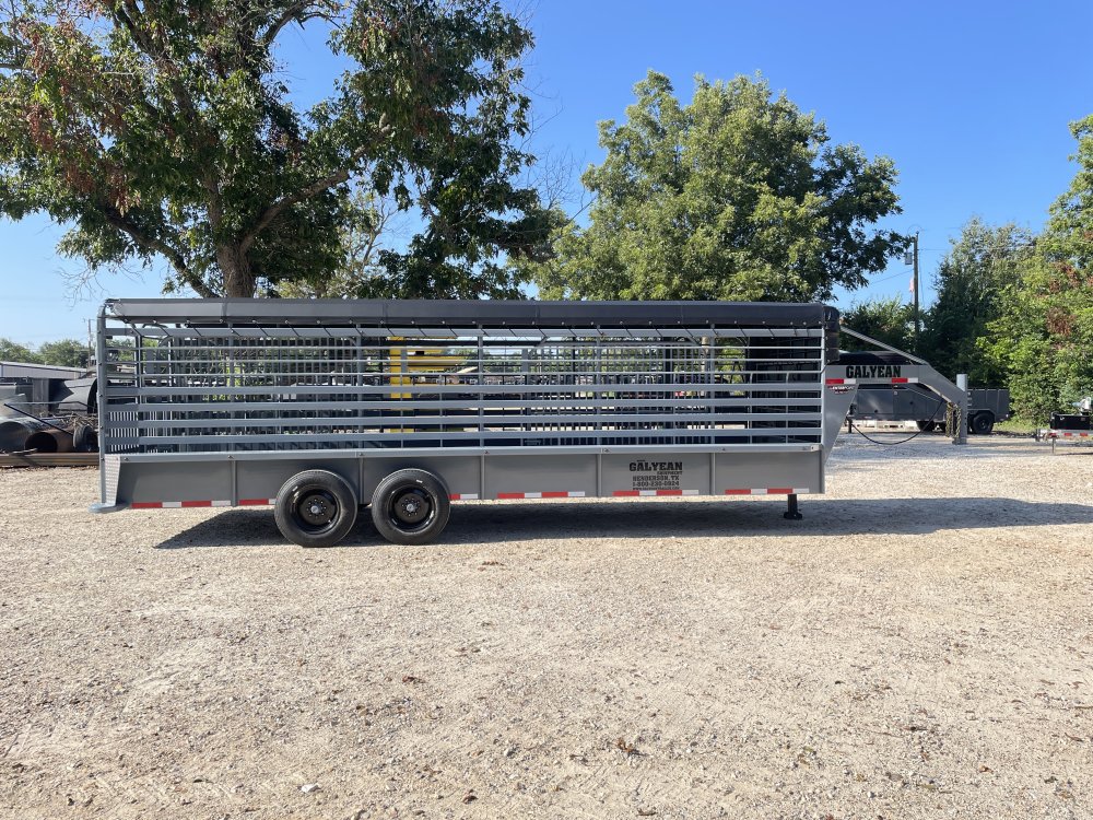 2026 Galyean 6.8′ X 24′ GVWR 17,150 Livestock Trailer-15316 - 3
